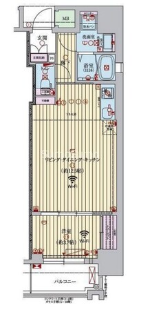 ファーストフィオーレ本町イーストIIの物件間取画像